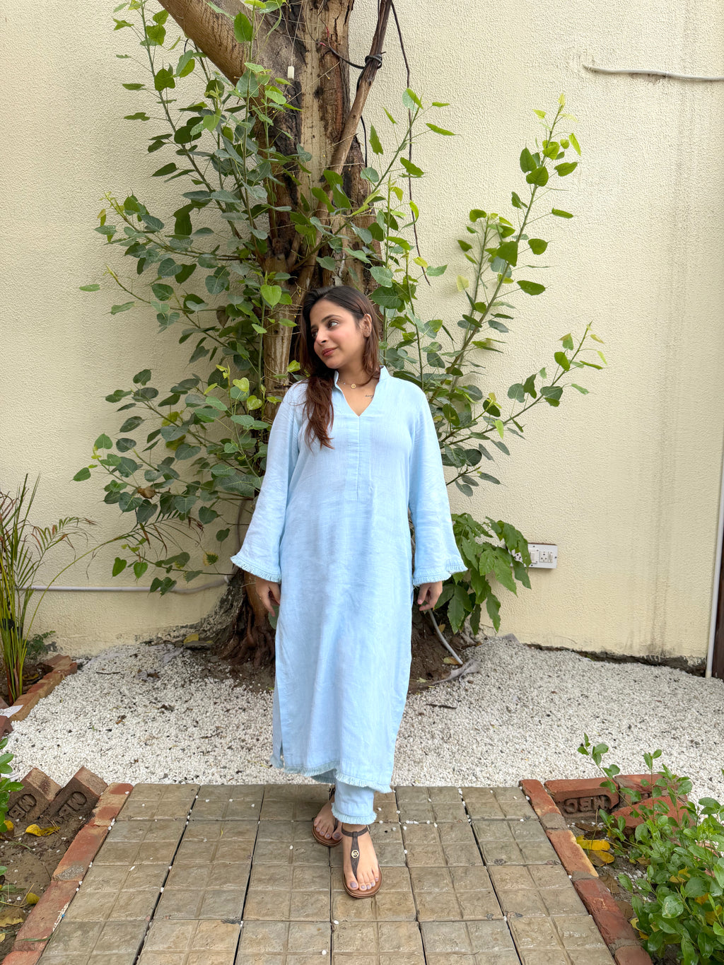 Sky Blue Kurta Set